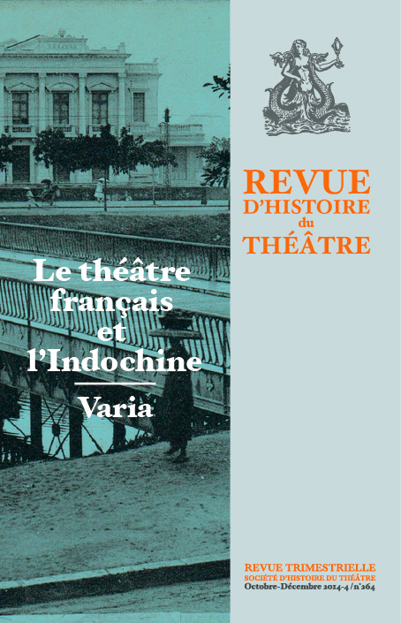 Le théâtre français et l’Indochine