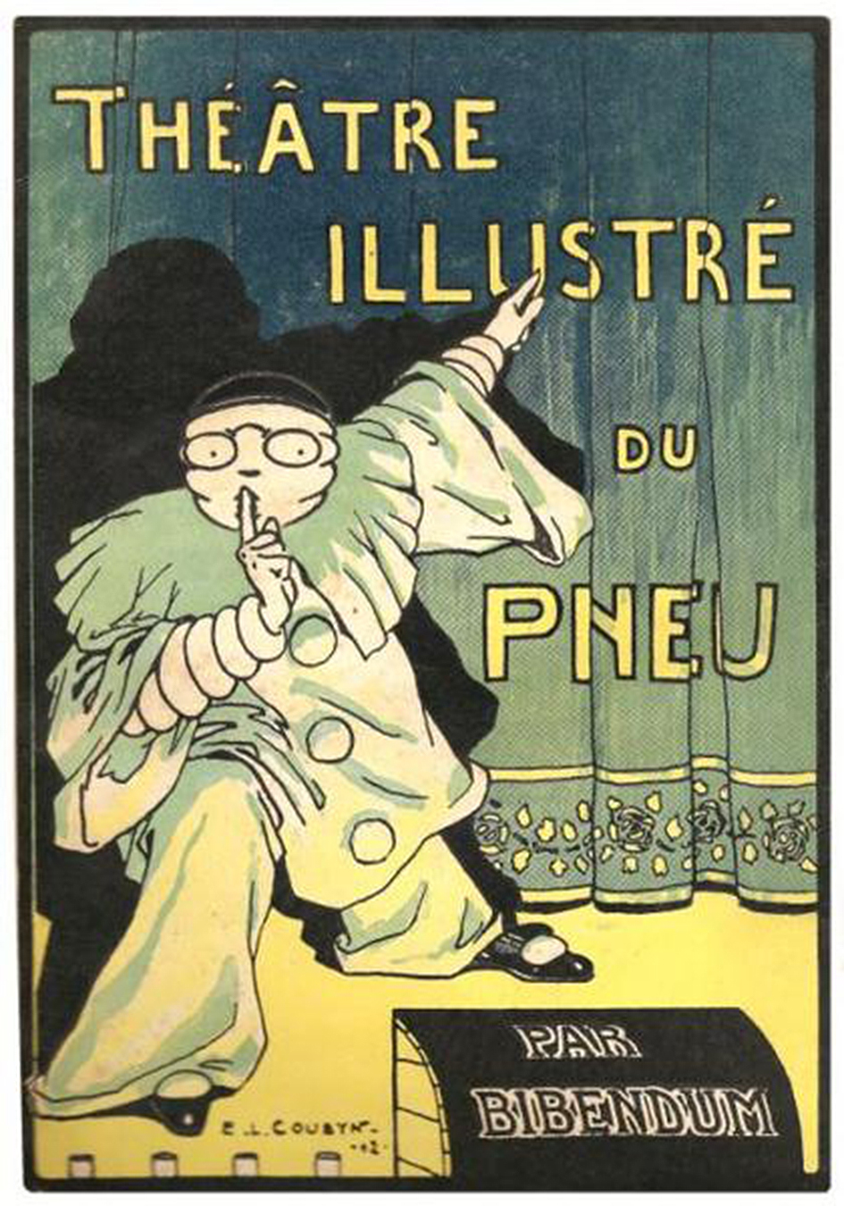 Publicité pour Michelin, vers 1900.