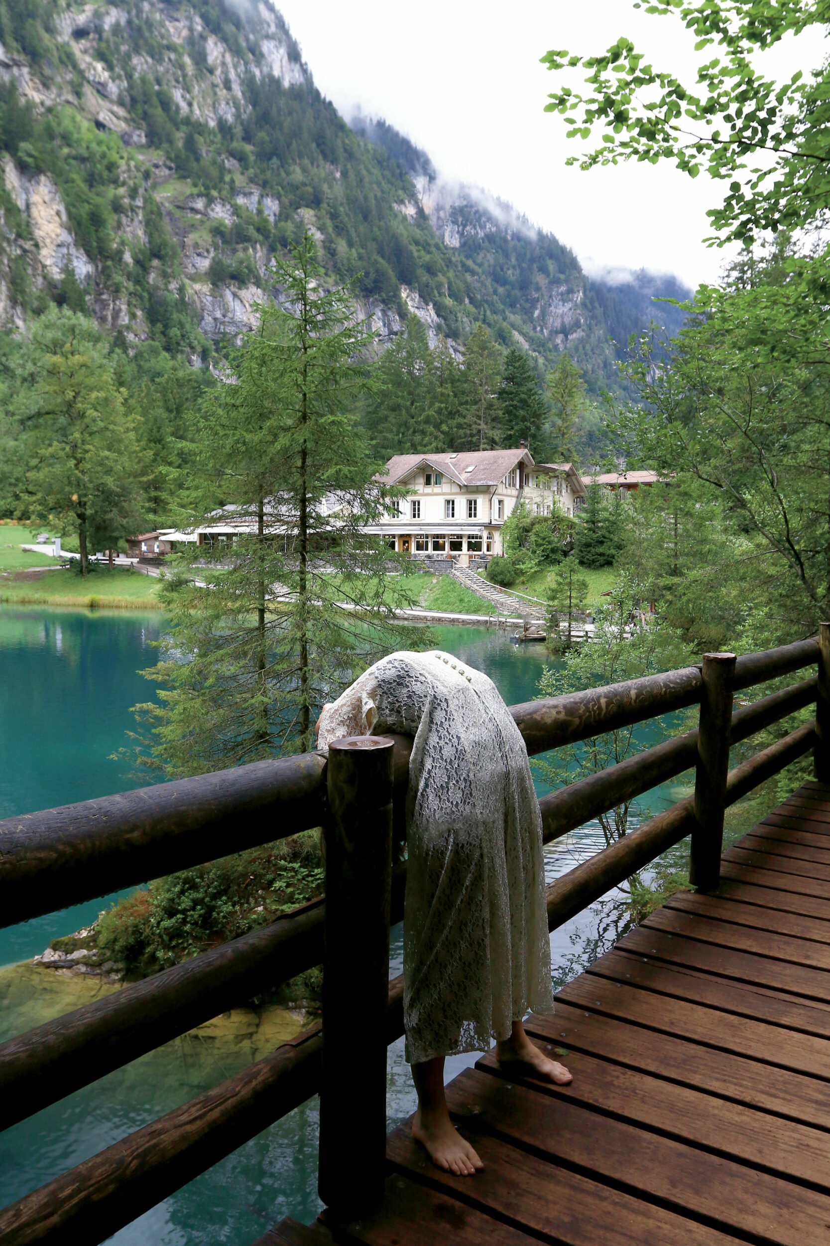 Élodie Guézou, lac de Blausée, Suisse, 2019 © Laurie Ahée