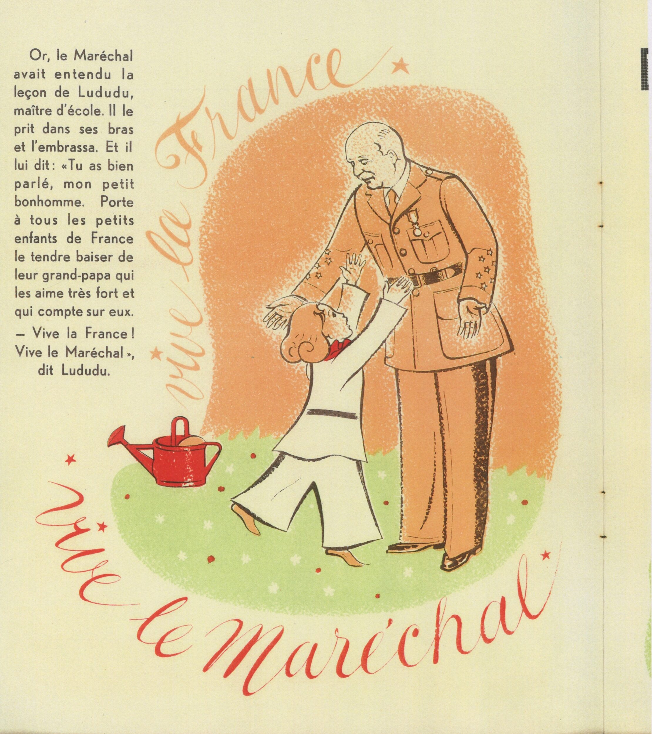 Scan d'album illustré, Les 3 leçons de Lududu Maître d'école, Léon Chancerel et André Paul, Paris, La Gerbe de France, s.d., SHT, Fonds Léon Chancerel