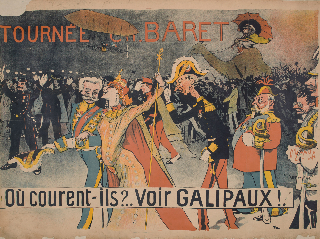 O Galop. Où courent-ils ? Voir Galipaux. Tournées Charles Baret.