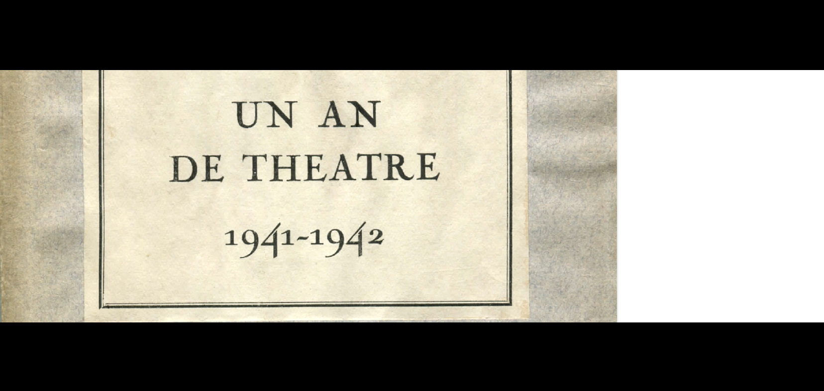 Société d'Histoire du Théâtre